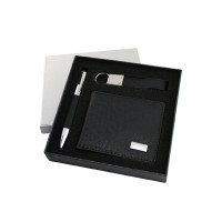 Wallet With Keychain & Pen In Set