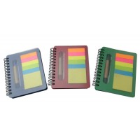 Notebook with memopad & ballpen